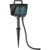 Brennenstuhl, lauko prailgintuvas 2 xCEE 7/4, 1x CEE 7/7, 1.5m, įžemintas, IP44, juodas/ žalias 1154440 / GT-515 2