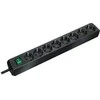 Brennenstuhl Eco-Line prailgintuvas, 8 xCEE 7/4, 1xCEE 7/7, mygtukas, 3m, apsauga nuo vaikų , juodas 1159300018 / GT-509