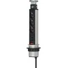 Brennenstuhl Tower Power USB stalinis ilgiklis, 3x CEE 7/4, 2xUSB, sidabrinis / juodas 1396200013 / GT-652