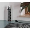 Brennenstuhl Tower Power USB stalinis ilgiklis, 3x CEE 7/4, 2xUSB, sidabrinis / juodas 1396200013 / GT-652
