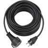 Brennenstuhl ilgiklis CEE 7/7, CEE 7/4 (Schuko), IP 44, 10m , Juodas1161450 / DEL-118R