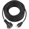 Brennenstuhl ilgiklis CEE 7/7, CEE 7/4 (Schuko), IP 44, 10m , Juodas1161450 / DEL-118R