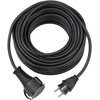 Brennenstuhl ilgiklis CEE 7/7 , CEE 7/4 (Schuko), IP 44, 5m , Juodas1161420 / DEL-118Q