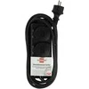Ilgintuvas su įžeminimu Brennenstuhl IP44/2-viet./2m/3x1.5mm juodas