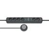Brennenstuhl Eco-Line prailgintuvas / kojinis jungtukas 6 x CEE 7/4, 1xCEE 7/7, 1.5m, antracito1159560516 / GT-359