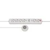 Brennenstuhl Eco-Line Comfort Switch Plus lizdo juostelė, 6 krypčių - balta