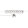 Brennenstuhl Eco-Line Comfort Switch Plus lizdo juostelė, 6 krypčių - balta