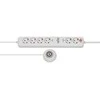 Brennenstuhl Eco-Line Comfort Switch Plus lizdo juostelė, 6 krypčių - balta