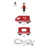 BRIO Kelioninis įkraunamas traukinys - Daugiaspalvis - Universalas - 3 m. - 4 vnt. - USB - 189 mm