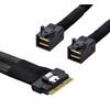 „Broadcom 05-60002-00“ 1 m SAS kabeliai [1x CBL-SFF8654 --> 2x SFF8643 MiniSASHD]