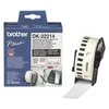 Brother Brolis | DK-22214 Nepertraukiamo ilgio popierinė etiketė | Juodas, Baltas | DK | 12 mm | 30,5 m