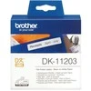 Brother DK-11203 etikečių juostelė Juoda ant baltos