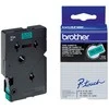 Brother TC-701 etikečių juostelė Juoda ant žalios