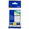 Brother Brolis | TZe-135 laminuota juosta | Baltas ant Clear | TZe | 8 m | 1,2 cm