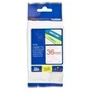 Brother | TZe-262 Laminated Tape | Raudona on Baltas | TZe | 8 m | 3.6 cm