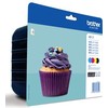 Brother LC-123 | Ink Cartridge | Juodas, Cyan, Magenta, Geltona