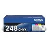 BROTHER TN248VAL TONER PACK Juodas+CMY 1000P