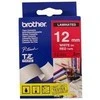 Brother | TZe-435 Laminated Tape | Baltas on Raudona | TZe | 8 m | 1.2 cm