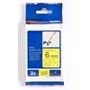 Brother | TZe-FX611 Flexible ID Laminated Tape | Juodas on Geltona | TZe | 8 m | 6 cm