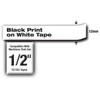 Brother | TZ-231 Laminated Tape | Juodas on Baltas | TZe | 8 m | 1.2 cm