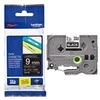 Brother | TZe-325 Laminated Tape | Baltas on Juodas | TZe | 8 m | 9 cm