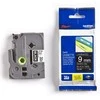 Brother | TZe-325 Laminated Tape | Baltas on Juodas | TZe | 8 m | 9 cm