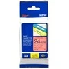 Brother | TZe-451 Laminated Tape | Juodas On Raudona | TZe | 8 m | 2.4 cm
