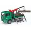 BRUDER 1:16 miškovežis MAN Metsaveo su kranu, 02769