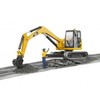 Bruder Minikoparka CAT BR-02466 geltona