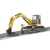 Bruder Minikoparka CAT BR-02466 geltona