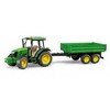 Bruder – John Deere 5115 M su apverčiama priekaba (02108)