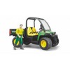 BRUDER mažas traktorius John Deere Gator XUV 855D su vairuotoju, 02490