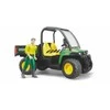 BRUDER mažas traktorius John Deere Gator XUV 855D su vairuotoju, 02490