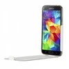 Dėklas Bugatti UltraThin Geneva Samsung G900 S5flip 08462 balta