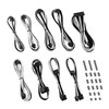 CableMod Classic ModMesh C-Series Cable Kit Corsair AXi, HXi & RM – juodas/baltas