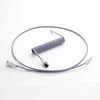 Klaviatūra CableMod PRO Coiled Cable susuktas klaviatūros laidas USB-C į USB Type A, Rum Raisin – 150cm