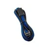 CableMod PRO ModMesh 8-Pin PCIe Extension - 45cm, juodos spalvos/mėlynos spalvos