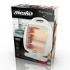Mesko | Šildytuvas | MS 7710 | Halogeninis šildytuvas | 800 W | Galios lygių skaičius 2 | Baltas