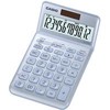Stalinis skaičiuotuvas CASIO JW-200SC, blizgi melsva sp.