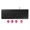 Cherry Klaviatūra Stream USB Juodas