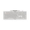 CHERRY KC 1000 SC Baltas-Pilkas - Klaviatūra USB UK