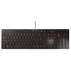 Klaviatūra CHERRY KC 6000 SLIM FR-išdėstymas, juodas
