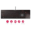 Klaviatūra CHERRY KC 6000 SLIM FR-išdėstymas, juodas