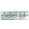 Cherry KC 6000 C FOR MAC Klaviatūra/CORDED Sidabrinis US-ENGLISH