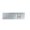 CHERRY KC 6000 SLIM - Klaviatūra - QWERTZ - Deutsch - Sidabrinė