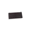 CHERRY kompaktiška mini klaviatūra, 1,75 m USB, UK, juoda G84-4100LCMGB-2 / TB-301