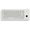 Klaviatūra Cherry COMPACT G84-4400 TRACKBALL 2X - PS/2 Pilkas