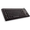 Klaviatūra CHERRY G84-4400 Compact ML jungikliai, integr. Trackball, DE-išdėstymas, PS/2, juodas