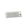 Klaviatūra CHERRY G84-4400 TRACKBALL - PALE Pilkas