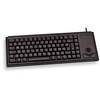 Klaviatūra CHERRY G84-4400 Compact ML jungikliai, integr. Trackball, DE-išdėstymas, PS/2, juodas